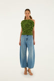 Barrel Denim Pants