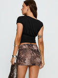 Laniyah Mini Skirt Animal Multi
