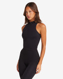 Serenity Active Zip Tank | Black