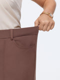 Pull-On Flared Pockets Pants