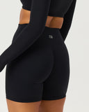 Freedom Scrunch Shorts 6" | Black