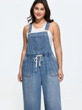 Supersoft Drawstring Waist Wide Leg Jumpsuit