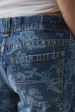 BDG Kayla Printed Low-Rise Jeans - Dark Floral Wash