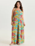 Vivid Groove Stretchy Adjustable Jumpsuit