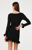Aleah Ribbed Knit Mini Dress