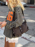 Anatolius Shoulder Bag Washed Brown