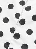 Polka Dot Sleeveless Midi Dress