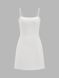 Cape Overlay Cami Mini Dress Two Piece Set