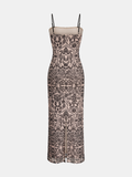Printed Cami Maxi Dress