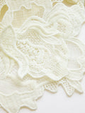 Guipure Lace Sleeveless A-Line Dress