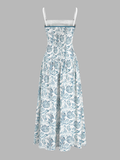 Seashell Print Cami Maxi Dress