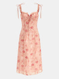 Rose Print Dress