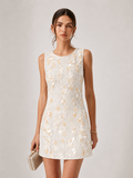 Sequin Sleeveless Bodycon Mini Dress