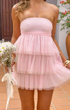 Birthday Girl Pink Mini Party Dress