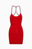 X Jennie Carla Cotton Mini Dress - Roses