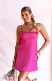 Chantell Hot Pink Mini Dress