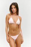 X Paige Lorenze Divine Ribbed Bikini Bottom - Blushing