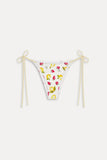 Mackenzie Cheeky String Bikini Bottom - Amalfi