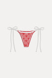 Mackenzie Cheeky String Bikini Bottom - Cupid