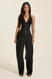 The Nola Corset Top in Black