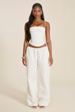 The Matilda Corset Top in White