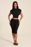 The Sandra Corset Top in Black