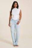 The Sandra Corset Top in White