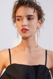 Long Ring Tassel Earrings
