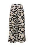 Ramos Low Rise Wide Leg Denim Jeans Tiger