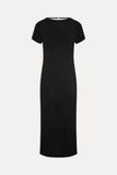 X Jennie Rosalie Knit Midi Dress - Black