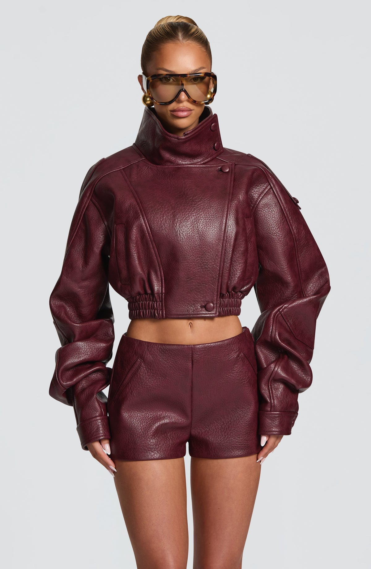 Bailey Jacket - Cherry Lacquer