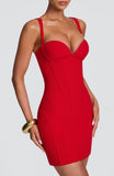 Pareesa Mini Dress - Red
