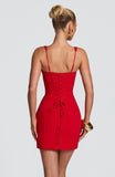Pareesa Mini Dress - Red