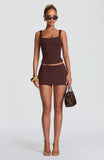 Bea Top - Plum Brown