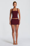 Bea Top - Cherry Lacquer