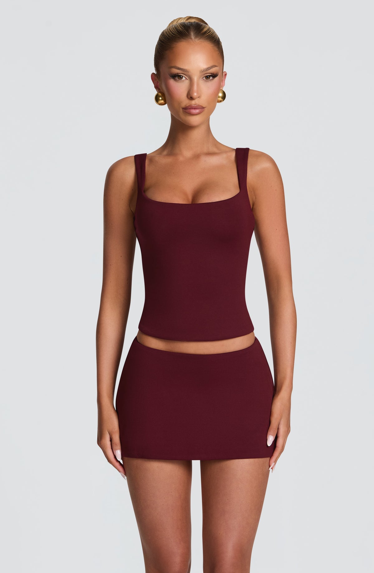 Bea Top - Cherry Lacquer