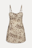 X Jennie Scarlet Satin Mini Dress - Marrakesh