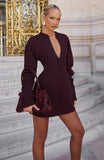 Cody Mini Dress - Plum