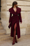 Calypso Coat - Burgundy