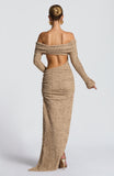 Adelphia Midi Dress - Beige