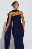Agnes Shawl - Navy Sparkle