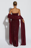 Agnes Shawl - Wine Sparkle