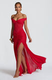 Alaia Maxi Dress - Red