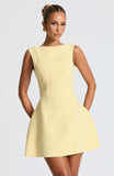 Alana Mini Dress - Lemon