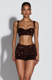 Amadi Shorts - Plum Brown