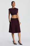Ausra Bermuda Shorts - Plum