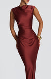 Avielle Maxi Dress - Deep Rust