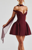 Ayla Scarf - Cherry Lacquer