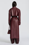 Bridget Trench Coat - Plum