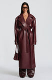Bridget Trench Coat - Plum